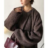 リラックス感漂うゆったり大人シルエット。ムードをまとう。ミックスシャギーミドルコ… | Classical Elf  | 詳細画像32 