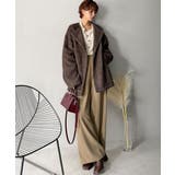 リラックス感漂うゆったり大人シルエット。ムードをまとう。ミックスシャギーミドルコ… | Classical Elf  | 詳細画像33 