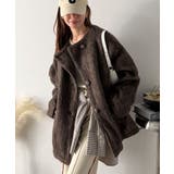 リラックス感漂うゆったり大人シルエット。ムードをまとう。ミックスシャギーミドルコ… | Classical Elf  | 詳細画像36 