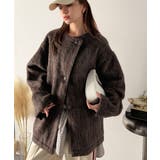 リラックス感漂うゆったり大人シルエット。ムードをまとう。ミックスシャギーミドルコ… | Classical Elf  | 詳細画像38 