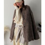 リラックス感漂うゆったり大人シルエット。ムードをまとう。ミックスシャギーミドルコ… | Classical Elf  | 詳細画像40 