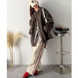 リラックス感漂うゆったり大人シルエット。ムードをまとう。ミックスシャギーミドルコ… | Classical Elf  | 詳細画像41 