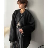 リラックス感漂うゆったり大人シルエット。ムードをまとう。ミックスシャギーミドルコ… | Classical Elf | 詳細画像5