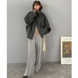 暖かさとおしゃれを両立♪ミックスシャギースタンドカラー比翼ミドルコート | Classical Elf  | 詳細画像13 