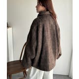 暖かさとおしゃれを両立♪ミックスシャギースタンドカラー比翼ミドルコート | Classical Elf  | 詳細画像20 