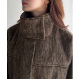 暖かさとおしゃれを両立♪ミックスシャギースタンドカラー比翼ミドルコート | Classical Elf  | 詳細画像37 