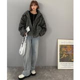 暖かさとおしゃれを両立♪ミックスシャギースタンドカラー比翼ミドルコート | Classical Elf  | 詳細画像5 