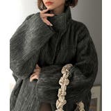 暖かさとおしゃれを両立♪ミックスシャギースタンドカラー比翼ミドルコート | Classical Elf  | 詳細画像6 