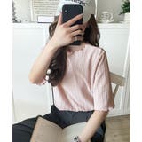 肌見せしすぎず、ほんのり色っぽ。透かし編みメロウトップスカットソー（半袖） | Classical Elf  | 詳細画像32 