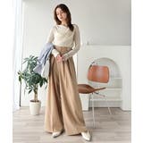 大人のとろみ×透け感。女性らしさが香り立つ。スラブシアードレープトップス（長袖） | Classical Elf  | 詳細画像10 