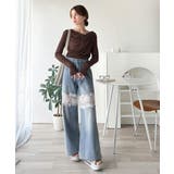 大人のとろみ×透け感。女性らしさが香り立つ。スラブシアードレープトップス（長袖） | Classical Elf  | 詳細画像40 