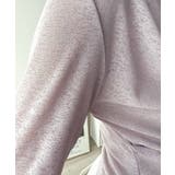 大人のとろみ×透け感。女性らしさが香り立つ。スラブシアードレープトップス（長袖） | Classical Elf  | 詳細画像54 