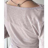 大人のとろみ×透け感。女性らしさが香り立つ。スラブシアードレープトップス（長袖） | Classical Elf  | 詳細画像56 