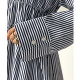 大人のシルエット美人を叶える、ビスチェ風シャーリング長袖シャツ（ストライプ 無地… | Classical Elf  | 詳細画像32 