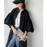 着方自在でロングシーズン活躍◎柄アソートバンドカラービッグシャツワンピ | Classical Elf | 詳細画像7