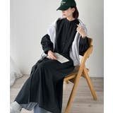 着方自在でロングシーズン活躍◎柄アソートバンドカラービッグシャツワンピ | Classical Elf | 詳細画像9