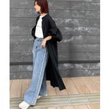 着方自在でロングシーズン活躍◎柄アソートバンドカラービッグシャツワンピ | Classical Elf | 詳細画像14