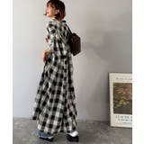 着方自在でロングシーズン活躍◎柄アソートバンドカラービッグシャツワンピ | Classical Elf | 詳細画像16