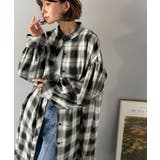 着方自在でロングシーズン活躍◎柄アソートバンドカラービッグシャツワンピ | Classical Elf | 詳細画像22