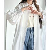 着方自在でロングシーズン活躍◎柄アソートバンドカラービッグシャツワンピ | Classical Elf | 詳細画像4