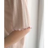一枚で華やか、なのに気取らない。透かし編み ラッフルフリル 配色メロウ使い | Classical Elf | 詳細画像31