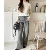 肌見せしすぎず、ほんのり色っぽ。プチハイネック透かし編みメロウトップス（長袖） | Classical Elf  | 詳細画像7 