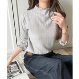 肌見せしすぎず、ほんのり色っぽ。プチハイネック透かし編みメロウトップス（長袖） | Classical Elf  | 詳細画像17 