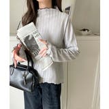 肌見せしすぎず、ほんのり色っぽ。プチハイネック透かし編みメロウトップス（長袖） | Classical Elf  | 詳細画像21 