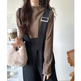 肌見せしすぎず、ほんのり色っぽ。プチハイネック透かし編みメロウトップス（長袖） | Classical Elf  | 詳細画像28 