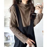 肌見せしすぎず、ほんのり色っぽ。プチハイネック透かし編みメロウトップス（長袖） | Classical Elf  | 詳細画像29 