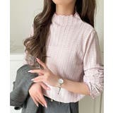 肌見せしすぎず、ほんのり色っぽ。プチハイネック透かし編みメロウトップス（長袖） | Classical Elf  | 詳細画像34 