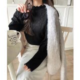 透け感で魅せる、秋の上品レイヤード。プチハイネック花柄レースメロウトップス | Classical Elf | 詳細画像12