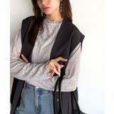 透け感で魅せる、秋の上品レイヤード。プチハイネック花柄レースメロウトップス | Classical Elf | 詳細画像22