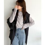 透け感で魅せる、秋の上品レイヤード。プチハイネック花柄レースメロウトップス | Classical Elf | 詳細画像24