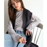 透け感で魅せる、秋の上品レイヤード。プチハイネック花柄レースメロウトップス | Classical Elf | 詳細画像26