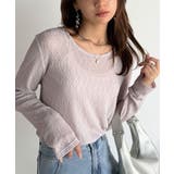 ほどよい透け感が大人上品。総柄シアーレーストップス(長袖) | Classical Elf  | 詳細画像28 