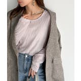 ほどよい透け感が大人上品。総柄シアーレーストップス(長袖) | Classical Elf  | 詳細画像30 