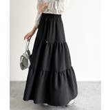 ラクして華やぐ主役級。ガーデンコア3段ティアードスカート（ロング丈） | Classical Elf  | 詳細画像12 