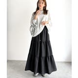 ラクして華やぐ主役級。ガーデンコア3段ティアードスカート（ロング丈） | Classical Elf  | 詳細画像13 