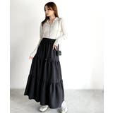 ラクして華やぐ主役級。ガーデンコア3段ティアードスカート（ロング丈） | Classical Elf  | 詳細画像17 