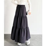 ラクして華やぐ主役級。ガーデンコア3段ティアードスカート（ロング丈） | Classical Elf  | 詳細画像19 