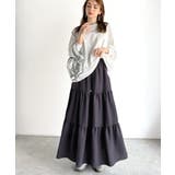 ラクして華やぐ主役級。ガーデンコア3段ティアードスカート（ロング丈） | Classical Elf  | 詳細画像24 