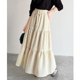 ラクして華やぐ主役級。ガーデンコア3段ティアードスカート（ロング丈） | Classical Elf  | 詳細画像5 