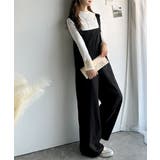 高見え大人サロペット。サイドポケットデザインハイウエストサロペット | Classical Elf | 詳細画像9