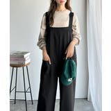 高見え大人サロペット。サイドポケットデザインハイウエストサロペット | Classical Elf | 詳細画像10