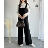 高見え大人サロペット。サイドポケットデザインハイウエストサロペット | Classical Elf | 詳細画像11