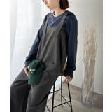 高見え大人サロペット。サイドポケットデザインハイウエストサロペット | Classical Elf | 詳細画像12