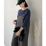 高見え大人サロペット。サイドポケットデザインハイウエストサロペット | Classical Elf | 詳細画像14