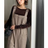 高見え大人サロペット。サイドポケットデザインハイウエストサロペット | Classical Elf | 詳細画像20