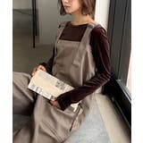 高見え大人サロペット。サイドポケットデザインハイウエストサロペット | Classical Elf | 詳細画像21